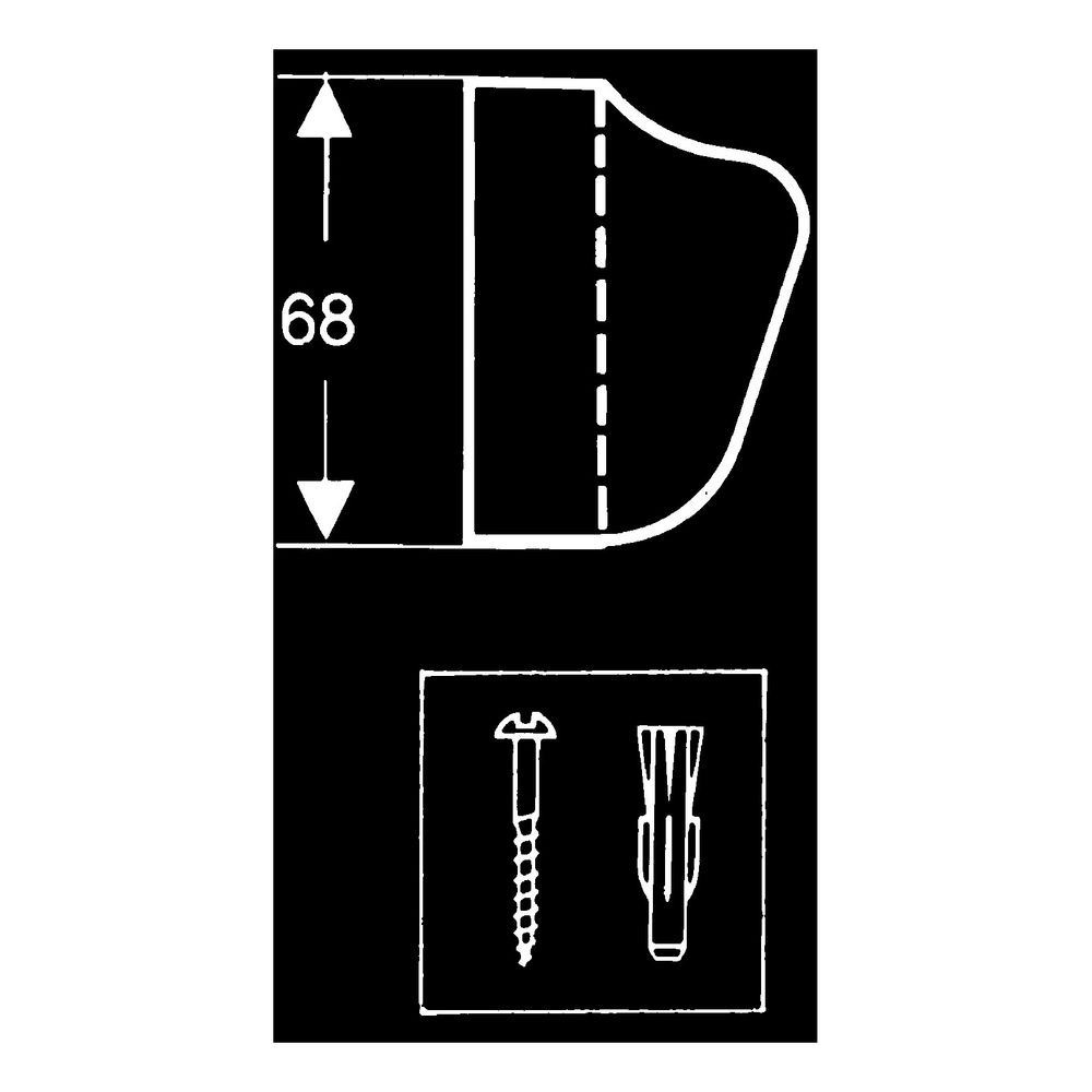 hansgrohe Wandbrausenhalter universal für Handbrausen, Chrom... HANSGROHE-28321000 4011097116587 (Abb. 5)