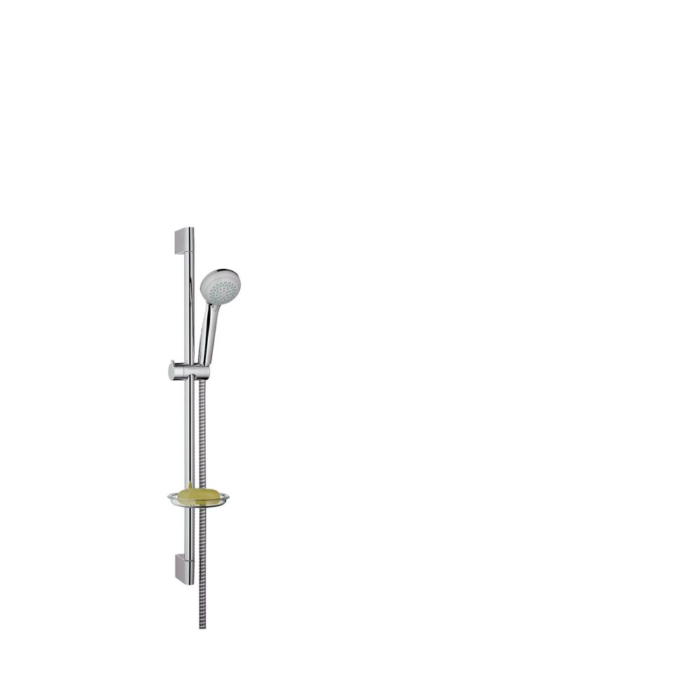 hansgrohe Crometta 85 Brauseset Vario mit Brausestange 650mm und Seifenschale, Chro... HANSGROHE-27764000 4011097610221 (Abb. 1)