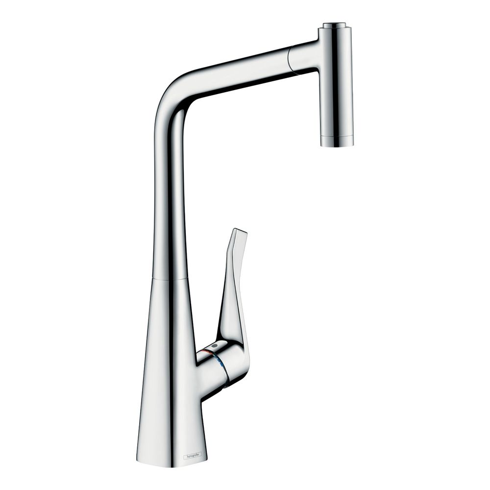 hansgrohe Metris M71 Einhebel-Küchenmischer 320mm 10l/min Chrom, mit Ausziehbrause,... HANSGROHE-14820000 4011097718378 (Abb. 1)