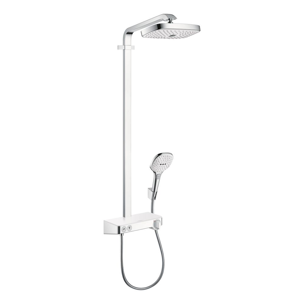 hansgrohe Raindance Select E Showerpipe 300mm 2jet 16l/min Weiß/Chrom mit ShowerTab... HANSGROHE-27126400 4011097716947 (Abb. 1)