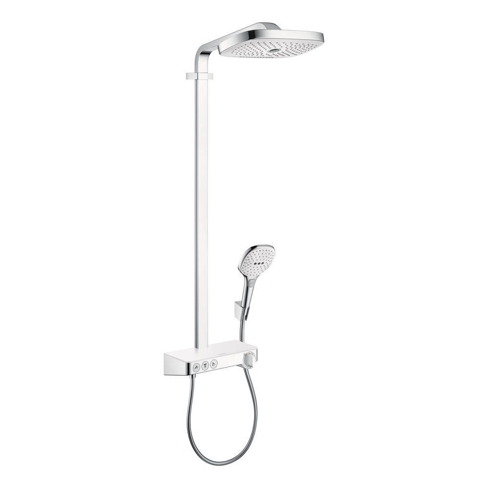 hansgrohe Raindance Select E Showerpipe 300mm 3jet 19l/min Weiß/Chrom mit ShowerTab... HANSGROHE-27127400 4011097716923 (Abb. 1)