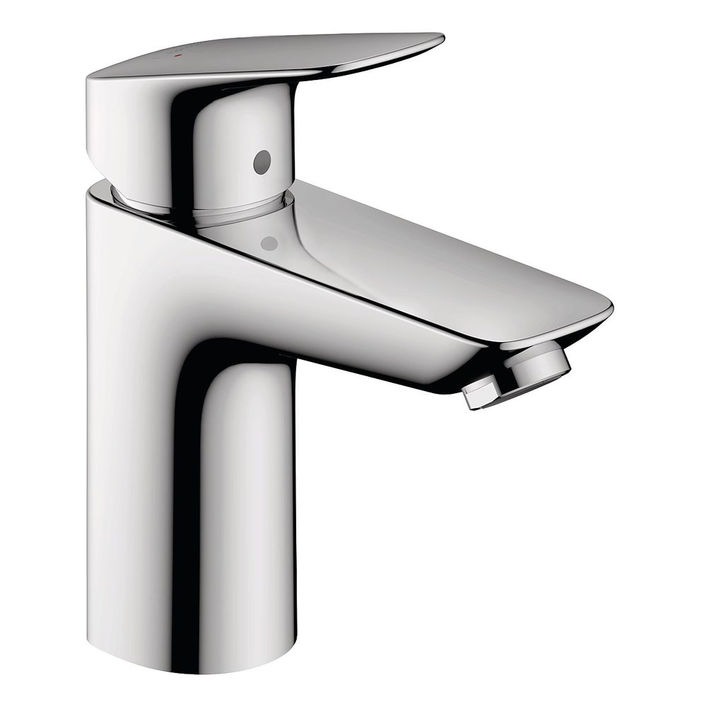 hansgrohe Logis Einhebel-Waschtischmischer 100mm 5l/min Chrom mit Zugstangen-Garnit... HANSGROHE-71100000 4011097738581 (Abb. 1)