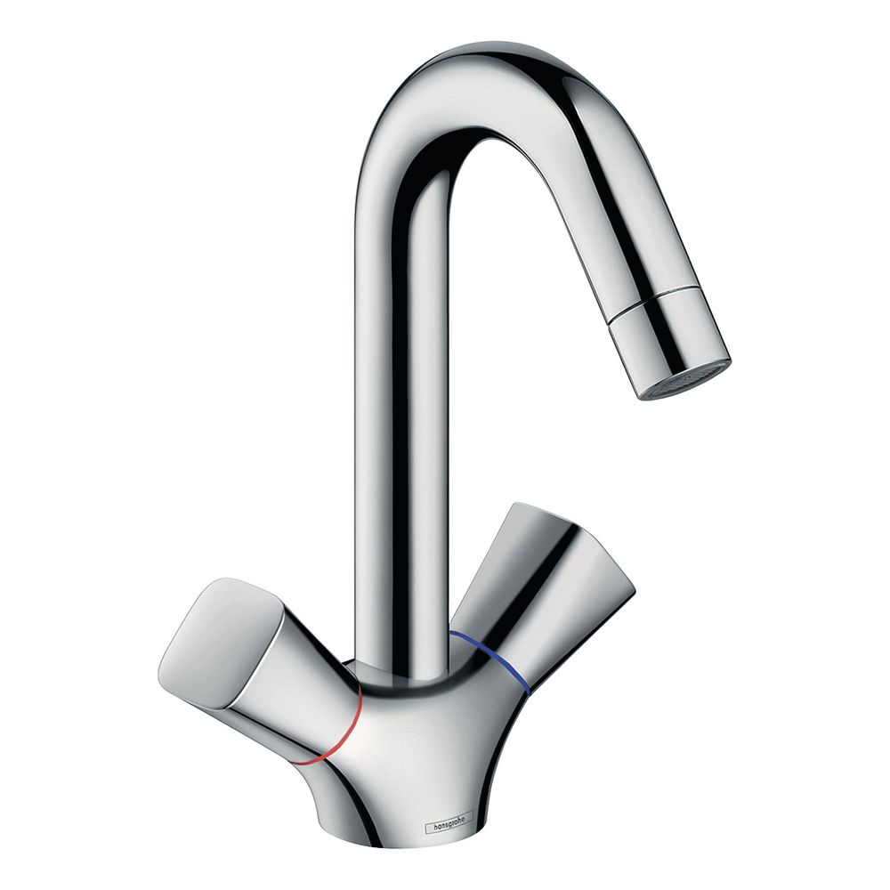 hansgrohe Logis 2-Griff Waschtischarmatur 150mm, ohne Garnitur, Chrom... HANSGROHE-71221000 4011097738413 (Abb. 1)