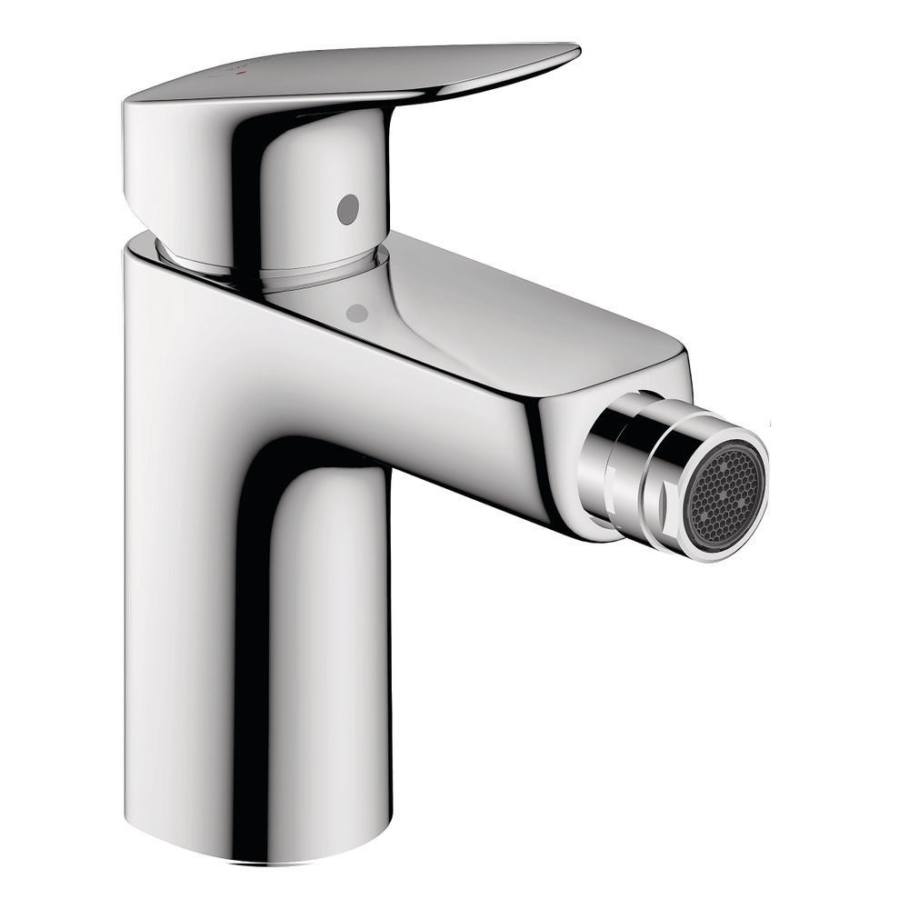 hansgrohe Logis Einhebel-Bidetmischer 100mm 7,2l/min Chrom mit Zugstangen-Garnitur... HANSGROHE-71200000 4011097738444 (Abb. 1)