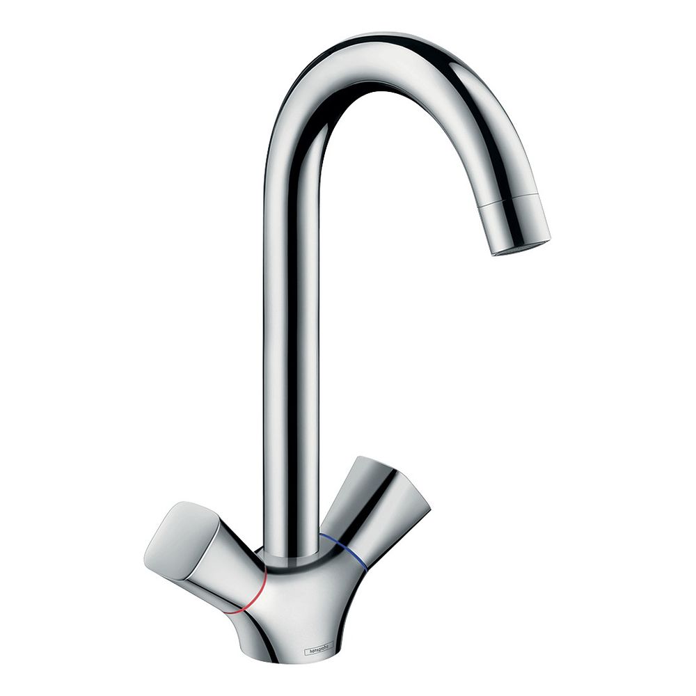 hansgrohe Logis M31 2-Griff Küchenmischer 220mm 1jet, Chrom... HANSGROHE-71280000 4011097741451 (Abb. 1)