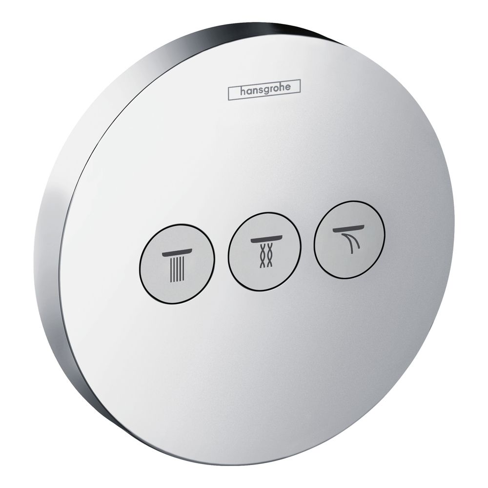 hansgrohe Shower Select S Ventil Unterputz Chrom für 3 Verbraucher... HANSGROHE-15745000 4011097741321 (Abb. 1)