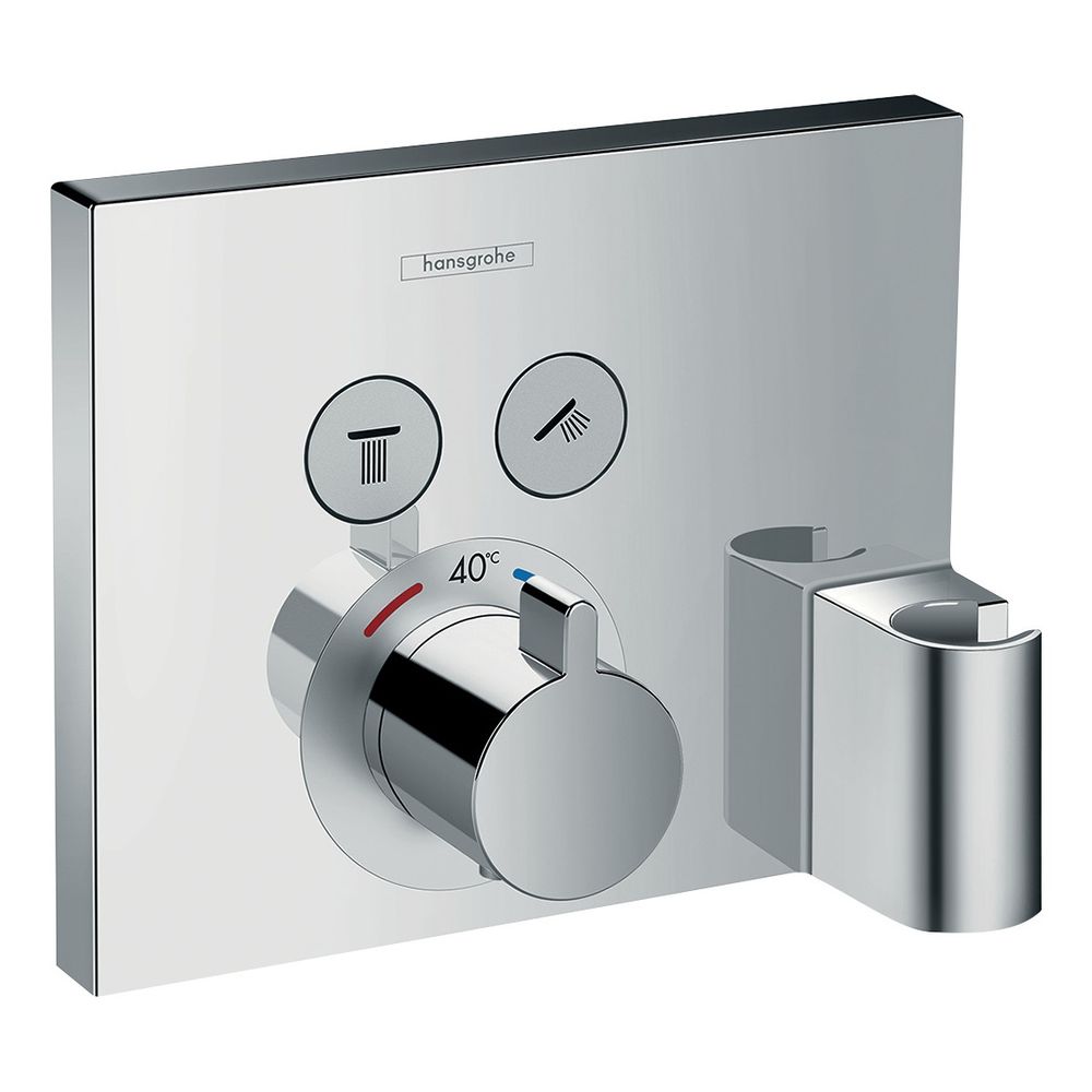 hansgrohe Shower Select Thermostat Unterputz Chrom für 2 Verbraucher mit Schlauchan... HANSGROHE-15765000 4011097719825 (Abb. 1)