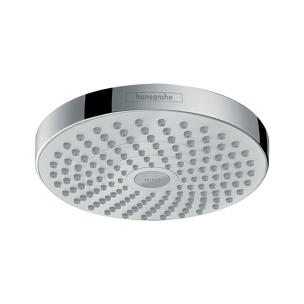 hansgrohe Croma Select S Kopfbrause 180mm 2jet 17l/min, Weiß/Chrom... HANSGROHE-26522400 4011097741963 (Abb. 1)
