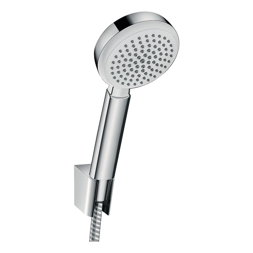 hansgrohe Brausenset Crometta 100 1jet/Porter Brauseschlauch 1250mm weiß/chrom... HANSGROHE-26664400 4011097757186 (Abb. 1)