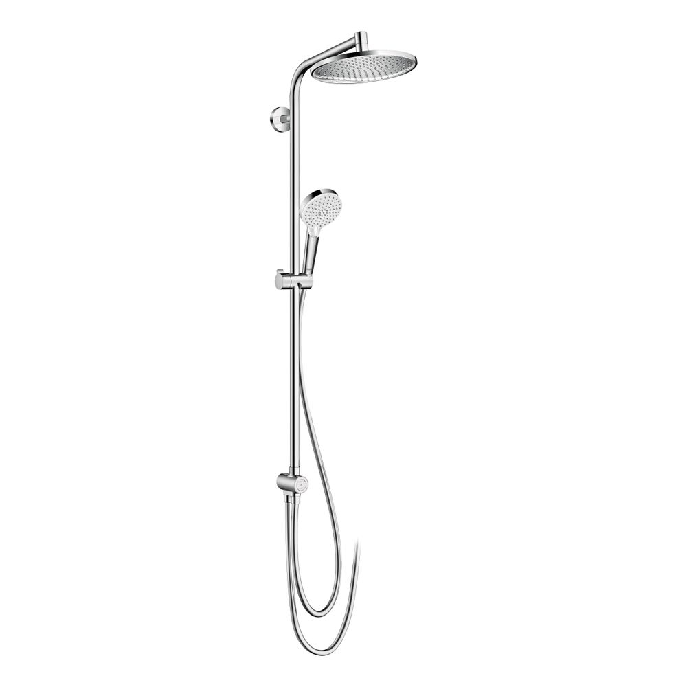 hansgrohe Crometta S Showerpipe 240mm 1jet 9l/min EcoSmart Reno, Chrom... HANSGROHE-27270000 4011097775913 (Abb. 1)