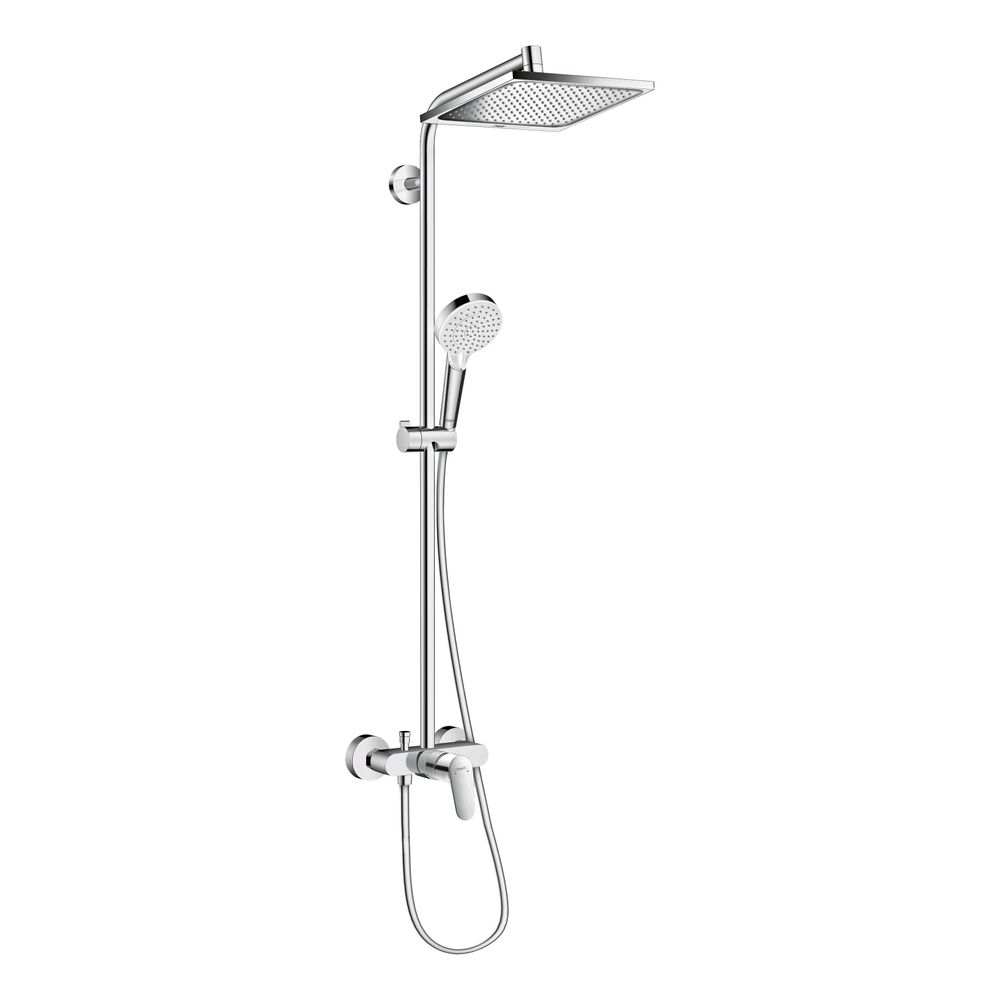 hansgrohe Crometta E Showerpipe 240mm 1jet 15l/min mit Einhebelmischer, Chrom... HANSGROHE-27284000 4011097775883 (Abb. 1)