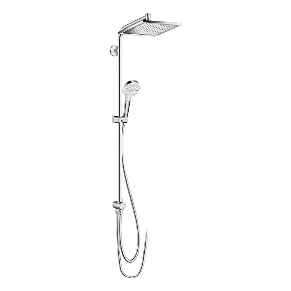 hansgrohe Crometta E Showerpipe 240mm 1jet 9l/min EcoSmart Reno, Chrom... HANSGROHE-27289000 4011097775876 (Abb. 1)