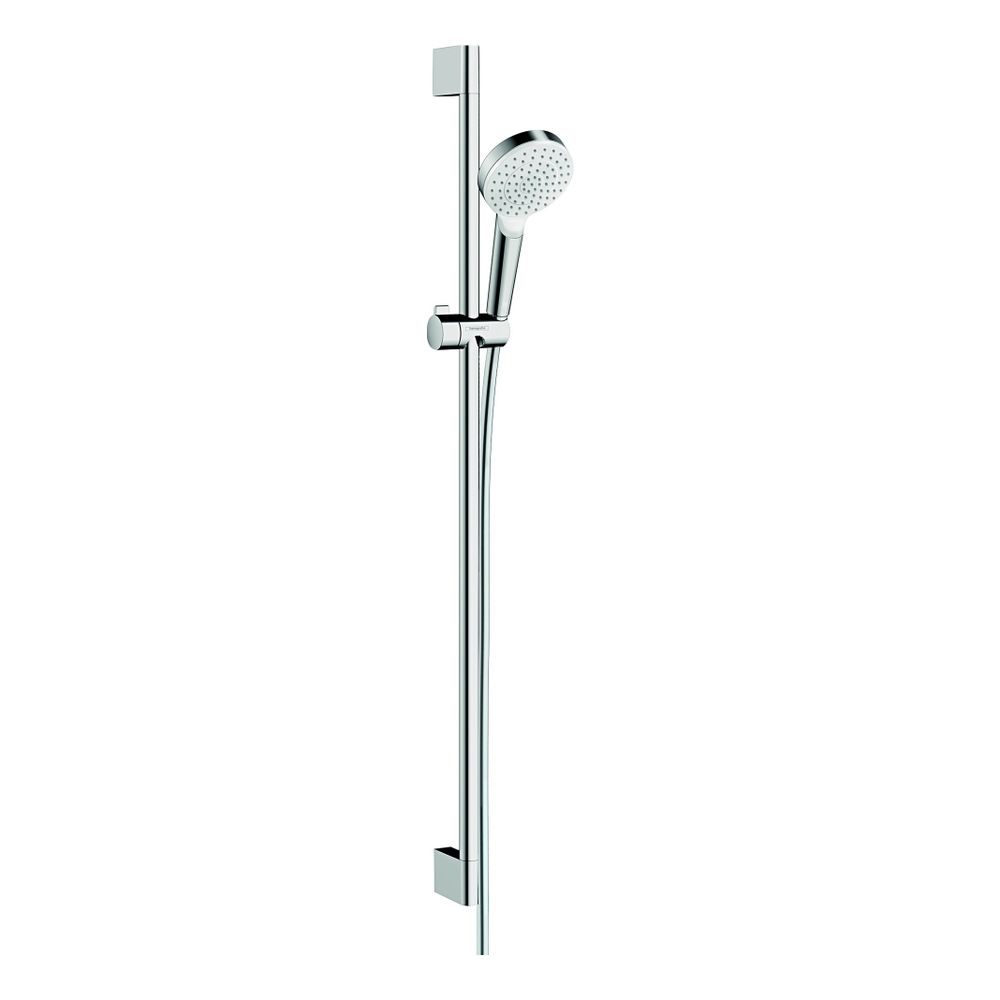 hansgrohe Crometta Brauseset 100mm 1jet mit Brausestange 900mm 14l/min Weiß/Chrom... HANSGROHE-26537400 4011097792002 (Abb. 1)