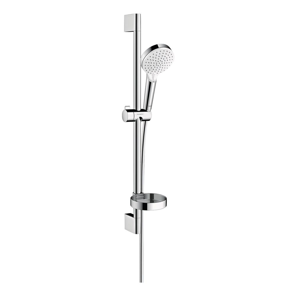 hansgrohe Crometta Brauseset 100mm Vario mit Brausestange 650mm 13,8l/min Seifensch... HANSGROHE-26553400 4011097791975 (Abb. 1)