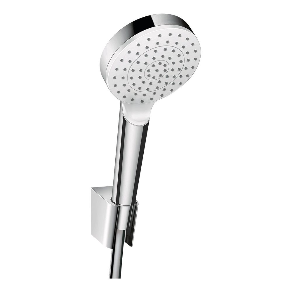 hansgrohe Crometta Brausehalterset 100mm 1jet EcoSmart mit Brauseschlauch 1,60m, We... HANSGROHE-26569400 4011097791920 (Abb. 1)