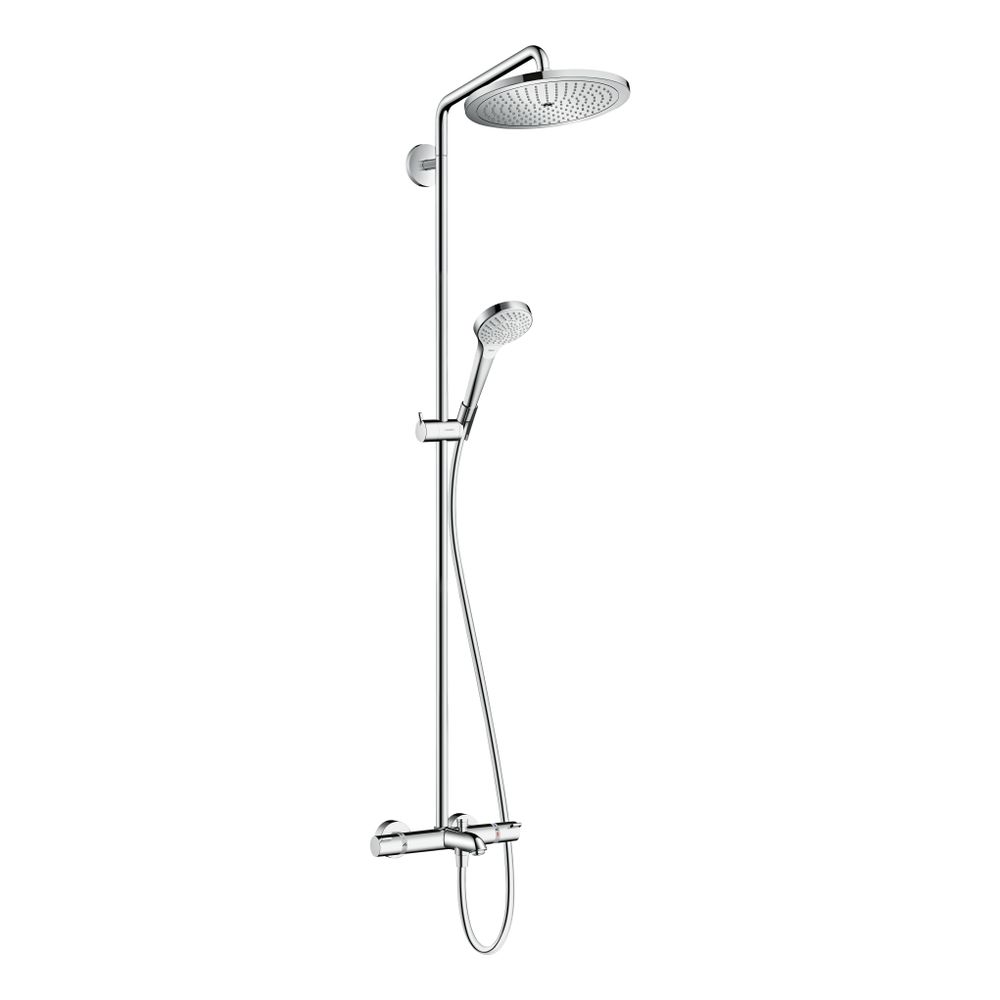 hansgrohe Croma Select S Showerpipe 280mm 1jet 19l/min mit Wannenthermostat, Chrom... HANSGROHE-26792000 4011097801698 (Abb. 1)