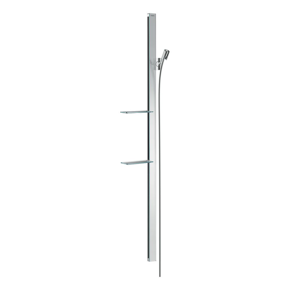 hansgrohe Unica Brausestange E 1500mm mit Isiflex Brauseschlauch 1,60m und Ablagen,... HANSGROHE-27645000 4011097857008 (Abb. 2)