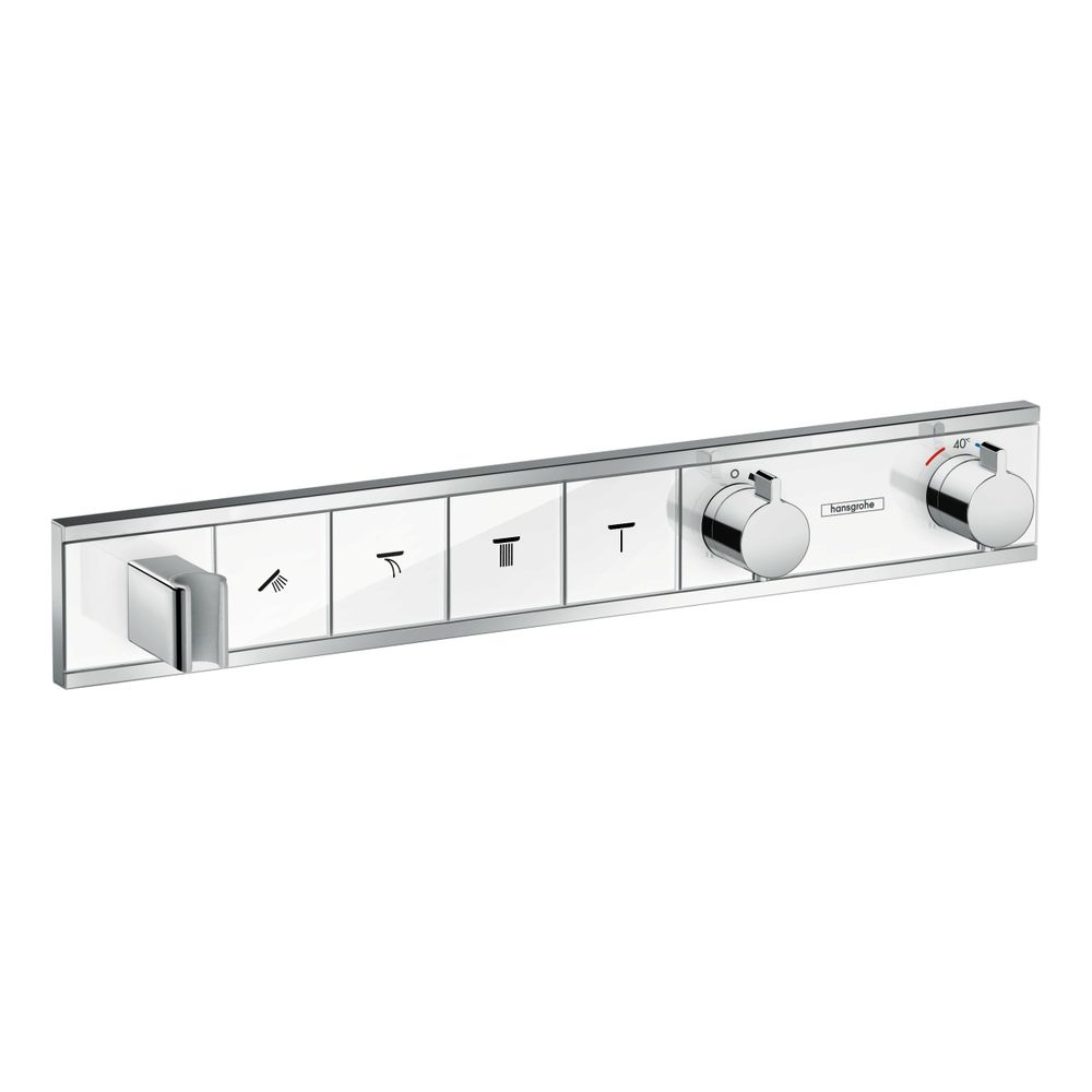 hansgrohe RainSelect Thermostat Unterputz Weiß/Chrom für 4 Verbraucher mit integrie... HANSGROHE-15357400 4059625033951 (Abb. 2)
