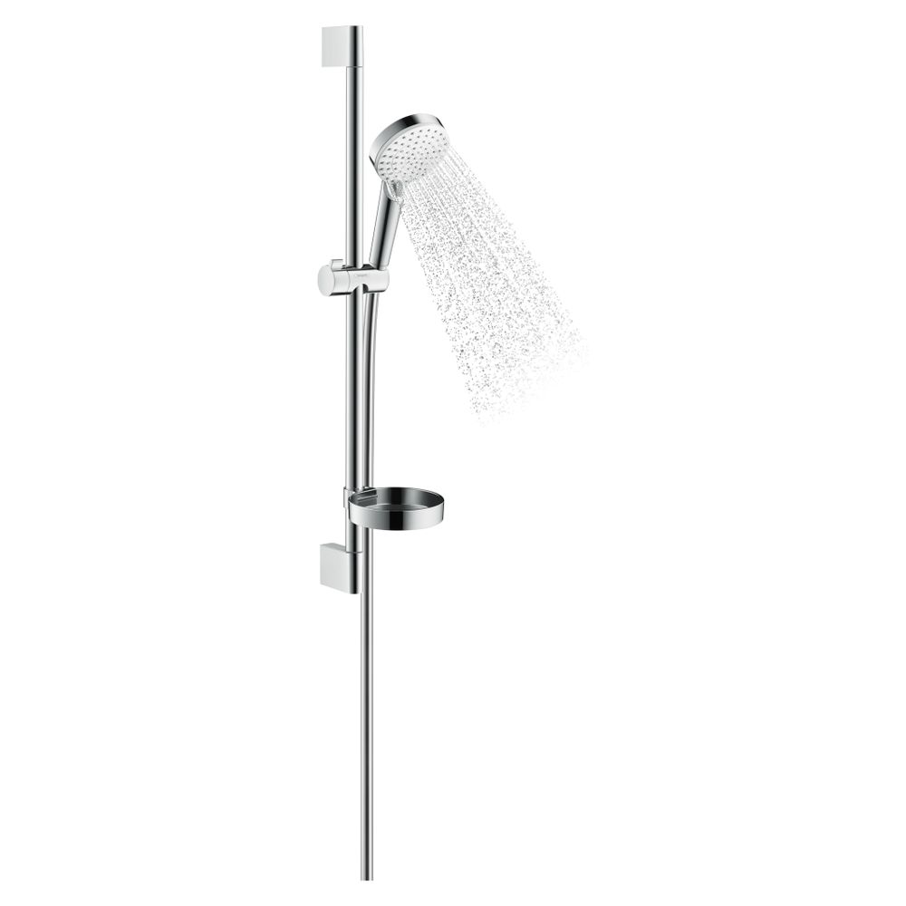 hansgrohe Crometta Brauseset 100mm Vario mit Brausestange 650mm 13,8l/min Seifensch... HANSGROHE-26553400 4011097791975 (Abb. 3)