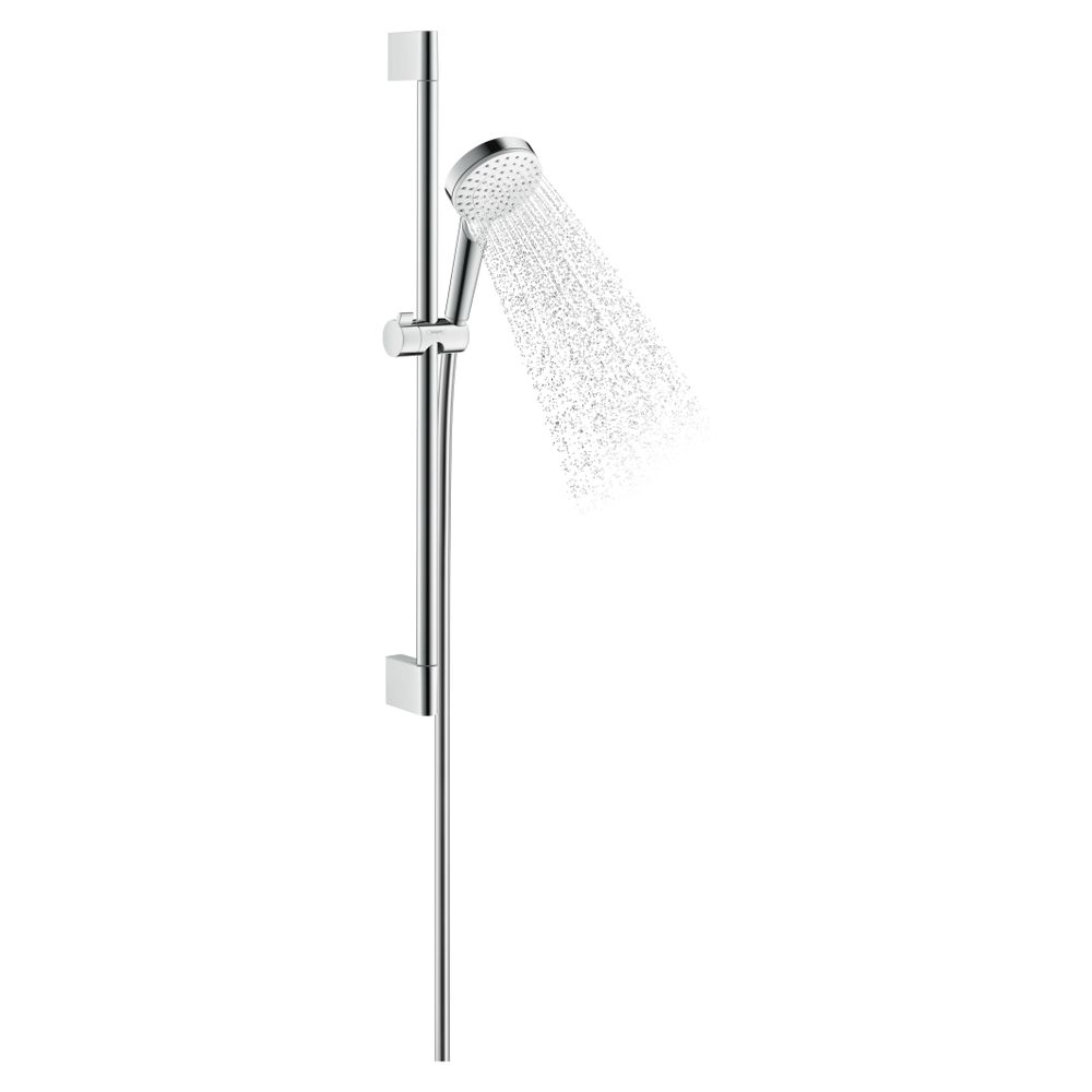 hansgrohe Crometta Brauseset 100mm 1jet EcoSmart plus mit Brausestange 650mm 5,7l/m... HANSGROHE-26554400 4011097791968 (Abb. 2)