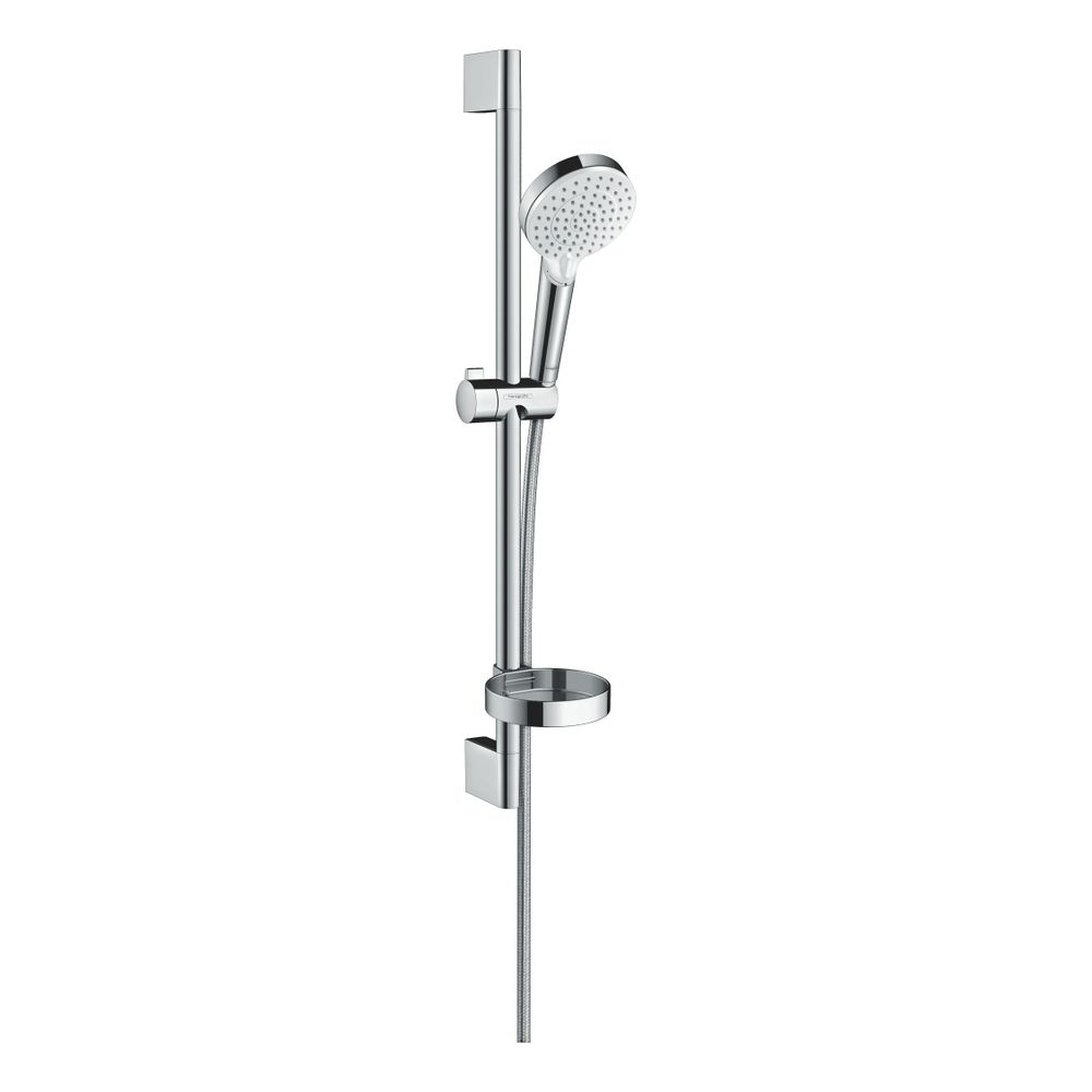 hansgrohe Crometta Brauseset 100mm Vario mit Brausestange 650mm 13,8l/min Seifensch... HANSGROHE-26553400 4011097791975 (Abb. 2)