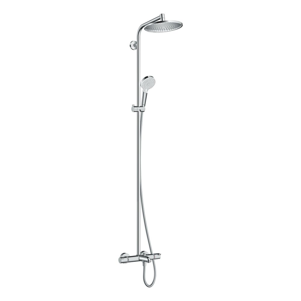 hansgrohe Crometta S Showerpipe 240mm 1jet 20,5l/min mit Wannenthermostat, Chrom... HANSGROHE-27320000 4011097801674 (Abb. 2)