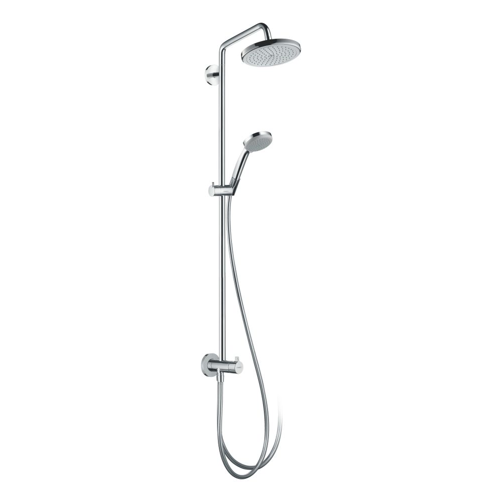 hansgrohe Croma Showerpipe 220mm 1jet 18,5l/min Reno, Chrom... HANSGROHE-27224000 4011097690179 (Abb. 2)