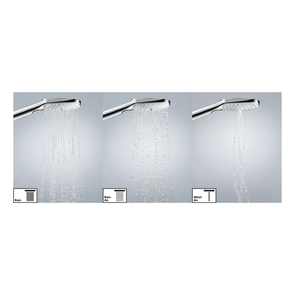 hansgrohe Raindance Select E Handbrause 120mm 3jet 14,4l/min, Chrom... HANSGROHE-26520000 4011097706047 (Abb. 3)