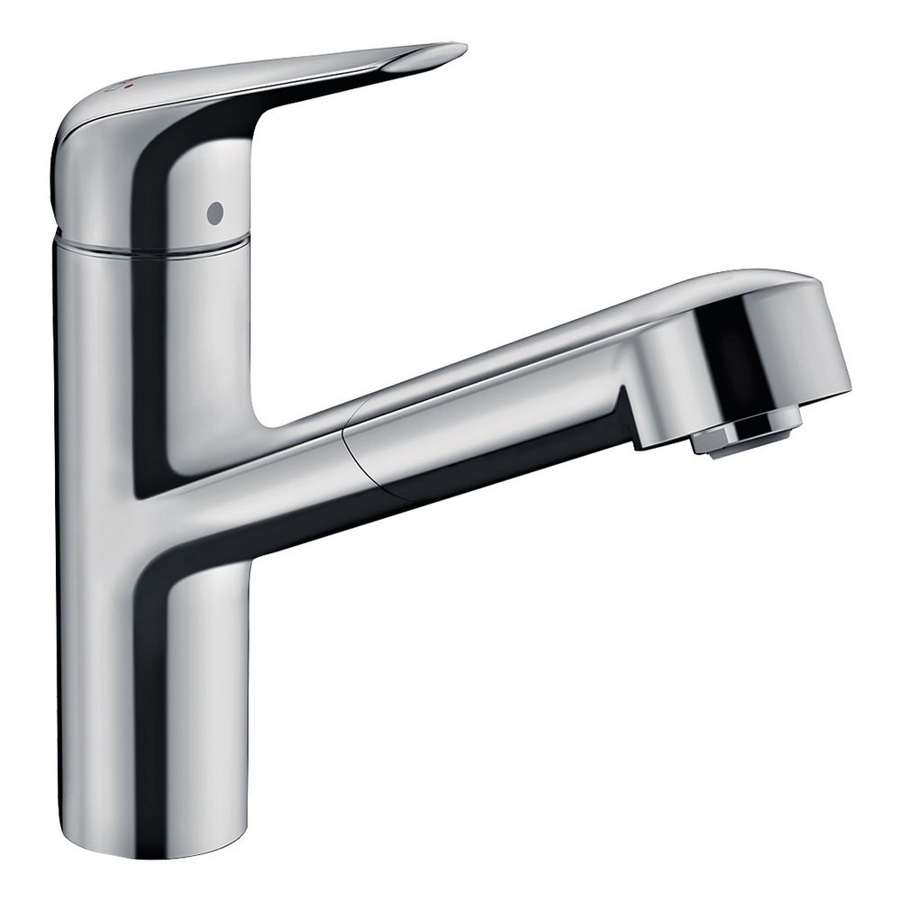 hansgrohe Focus M42 Einhebel-Küchenmischer 150mm 8l/min Ausziehauslauf, 1jet, Chrom... HANSGROHE-71814000 4059625098356 (Abb. 1)