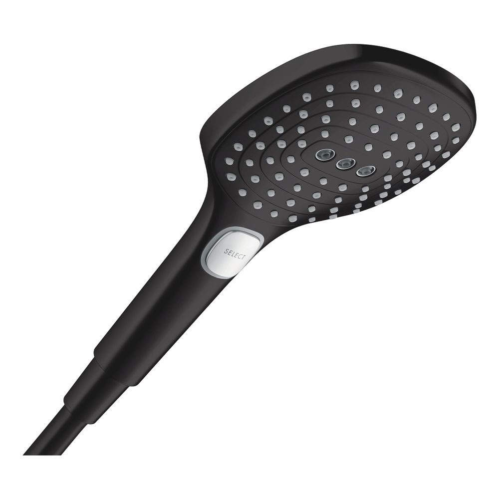 hansgrohe Raindance Select E Handbrause 120mm 3jet 14,4l/min, Mattschwarz... HANSGROHE-26520670 4059625230817 (Abb. 1)