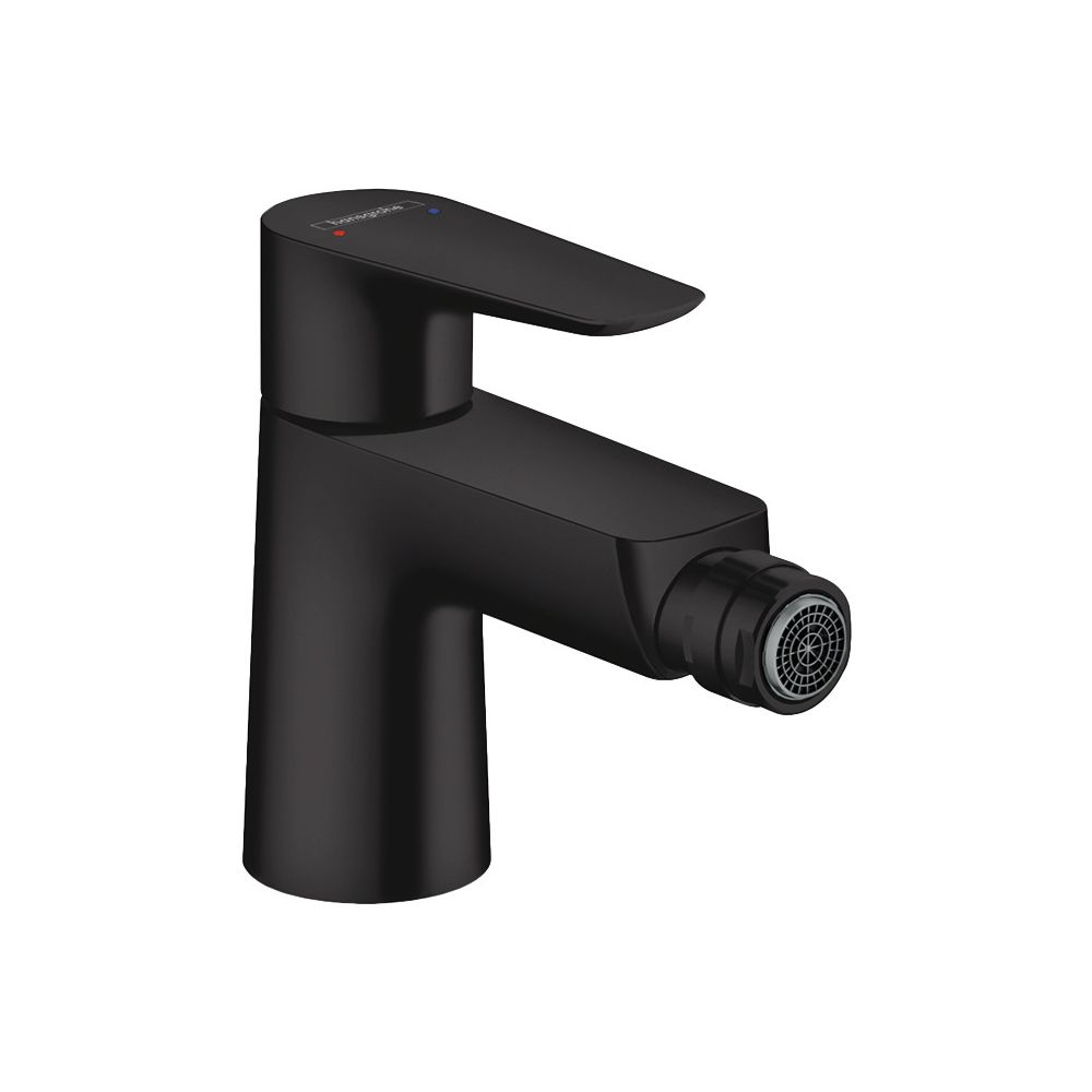 hansgrohe Talis E Einhebel-Bidetmischer 5l/min, Mattschwarz mit Zugstangen-Garnitur... HANSGROHE-71720670 4059625250433 (Abb. 1)