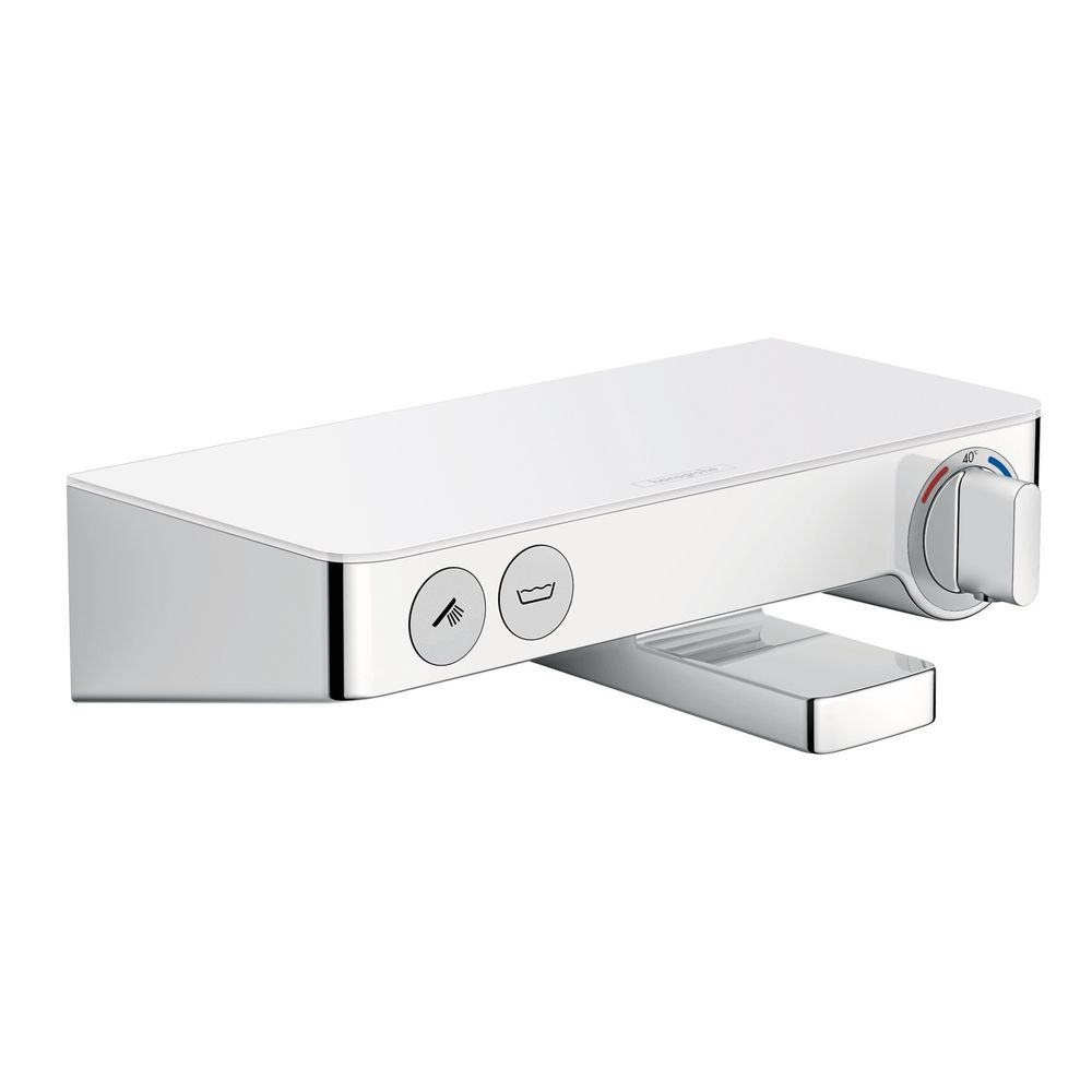 hansgrohe ShowerTablet Select Wannenthermostat 300 Aufputz DN 15, Weiß/Chrom... HANSGROHE-13151400 4011097717029 (Abb. 1)