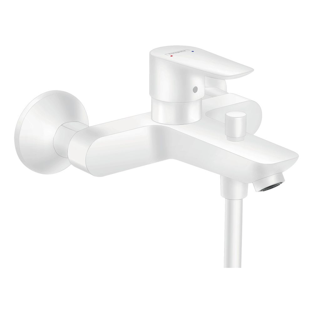 hansgrohe Talis E Einhebel-Wannenmischer Aufputz 19,2l/min, Mattweiß... HANSGROHE-71740700 4059625232255 (Abb. 1)