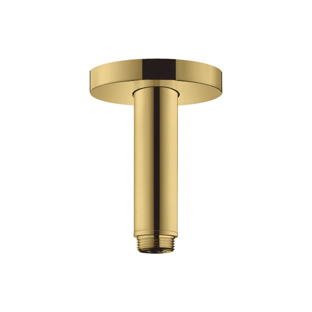 hansgrohe Deckenanschluss S 100mm DN 15 Aufputz, Gold poliert... HANSGROHE-27393990 4059625234532 (Abb. 1)