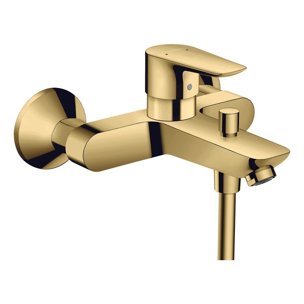 hansgrohe Talis E Einhebel-Wannenmischer Aufputz 19,2l/min, Gold poliert... HANSGROHE-71740990 4059625232262 (Abb. 1)