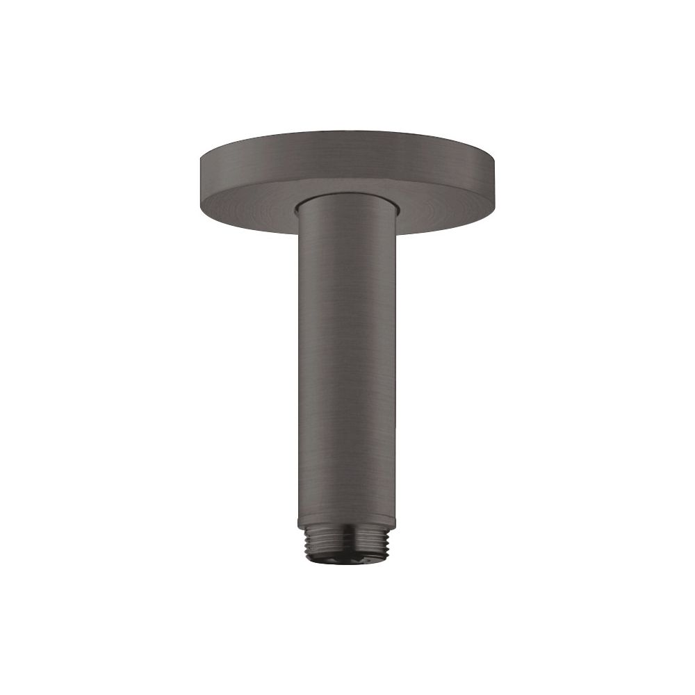 hansgrohe Deckenanschluss S 100mm DN 15 Aufputz, Schwarz/Chrom gebürstet... HANSGROHE-27393340 4059625234525 (Abb. 1)