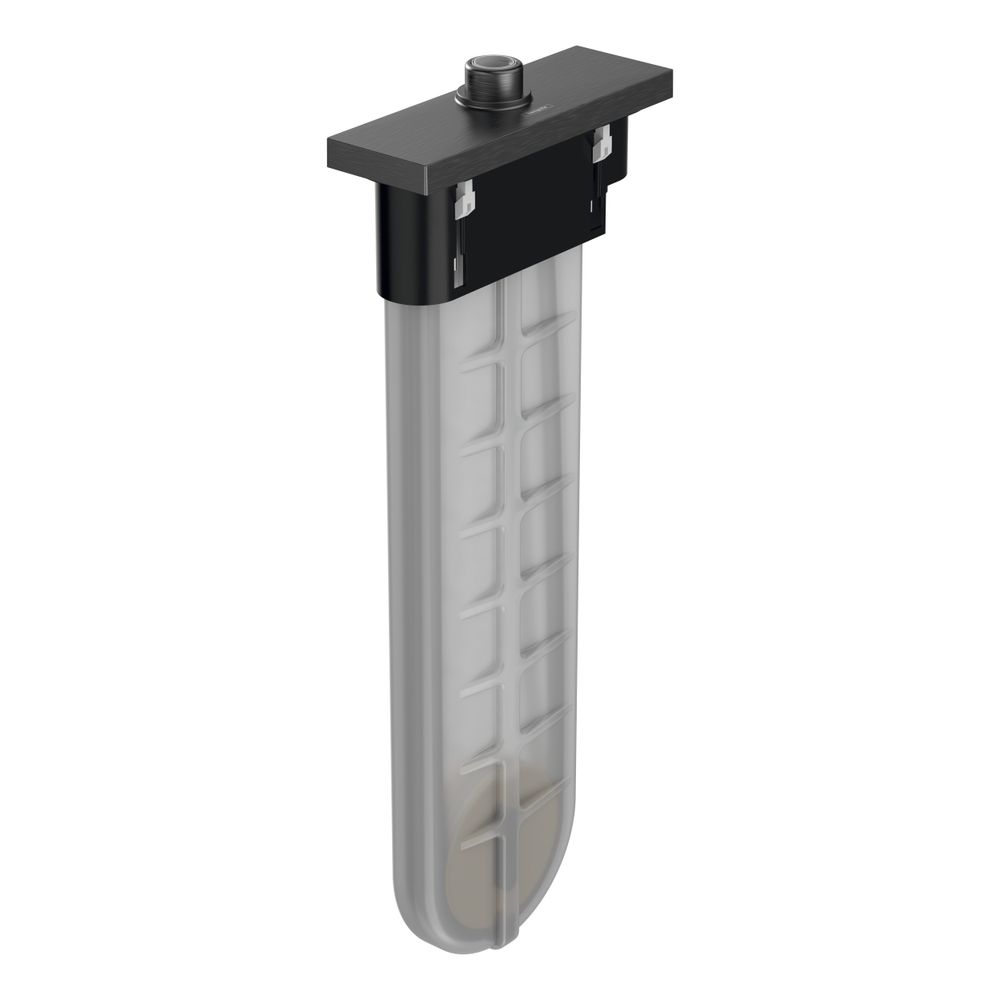 hansgrohe sBox Wannenrandset, Fertigset eckig, Schwarz/Chrom gebürstet... HANSGROHE-28010340 4059625241622 (Abb. 1)
