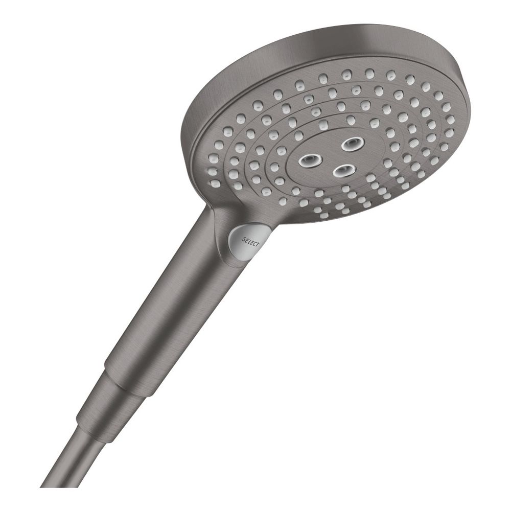 hansgrohe Raindance Select S Handbrause 120mm 3jet 15l/min, Schwarz/Chrom gebürstet... HANSGROHE-26530340 4059625264010 (Abb. 1)