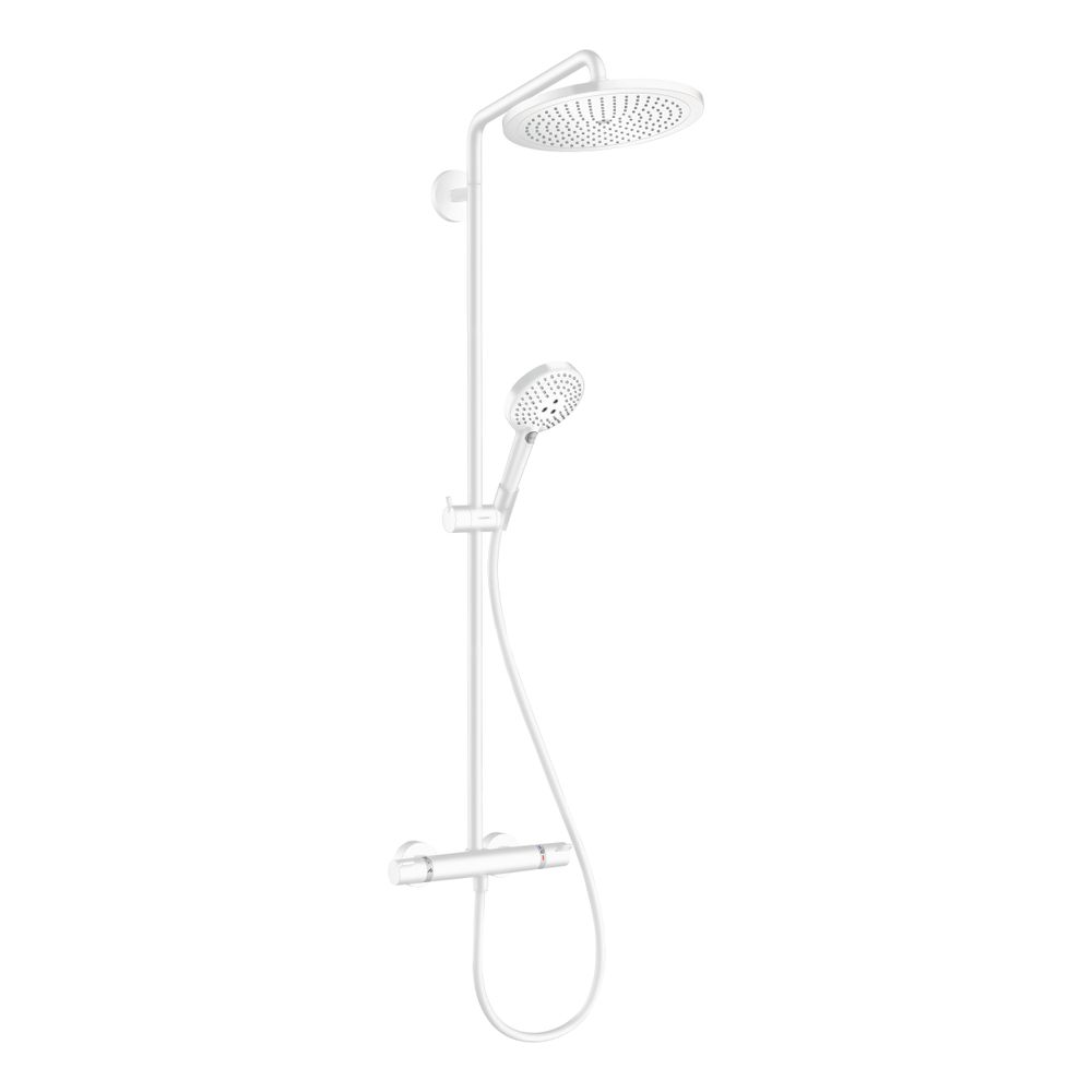 hansgrohe Croma Select S Showerpipe 280mm 1jet 15l/min Mattweiß mit Thermostat, Han... HANSGROHE-26890700 4059625265949 (Abb. 1)