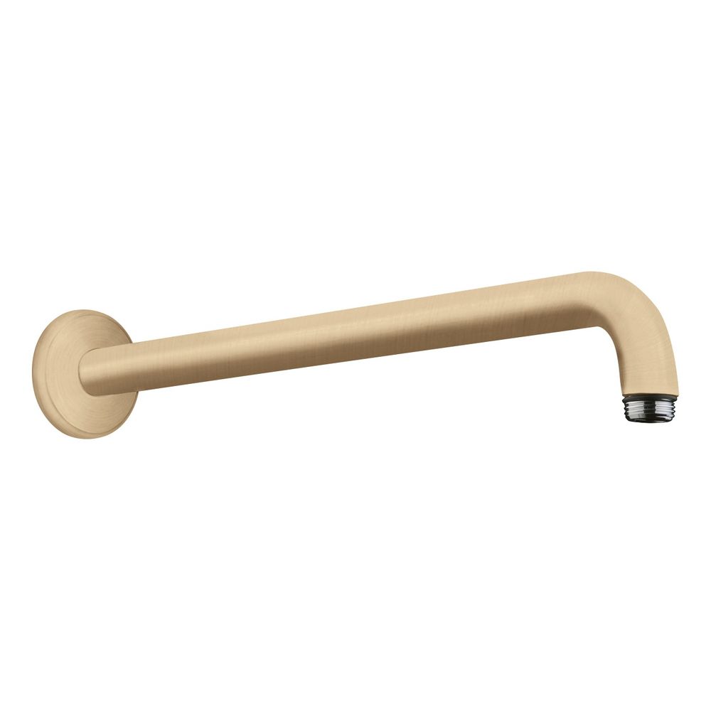 hansgrohe Brausearm 389mm DN 15, Bronze gebürstet, Ausladung 90 Grad ohne Kugelgele... HANSGROHE-27413140 4011097819983 (Abb. 1)