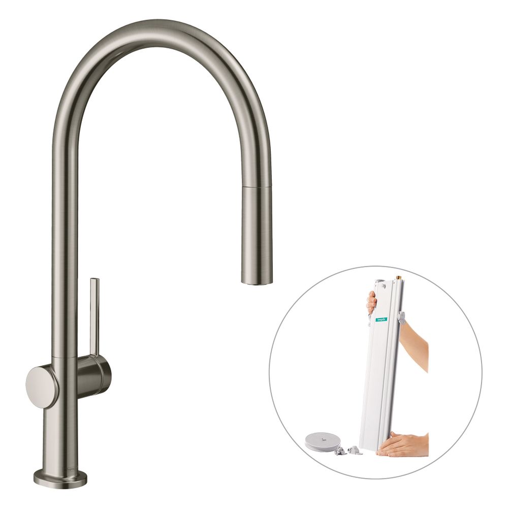 Hansgrohe Talis M54mm, Einhebel-Küchenmischer 210mm, 7l/min, Ausziehauslauf, 1jet, ... HANSGROHE-72803800 4059625255346 (Abb. 2)