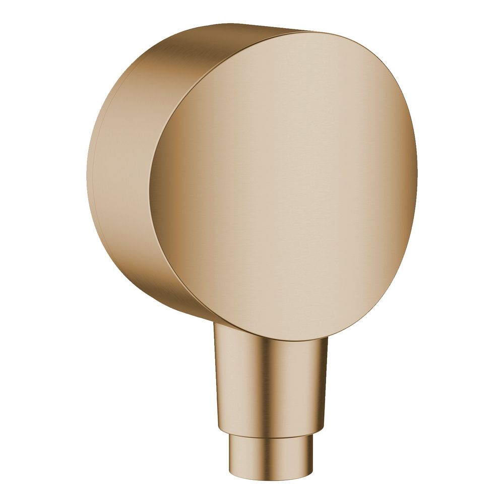 hansgrohe FixFit Wandanschluss S Bronze gebürstet mit Rückflussverhinderer und Kuns... HANSGROHE-26453140 4059625142448 (Abb. 1)