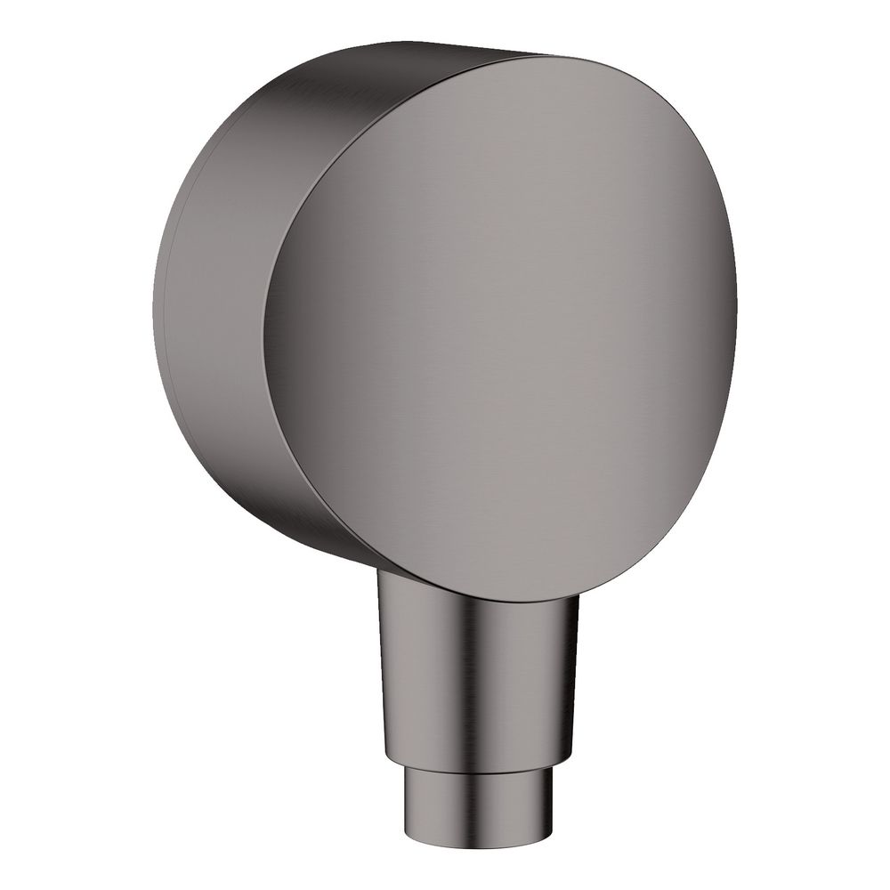 hansgrohe FixFit Wandanschluss S Schwarz/Chrom gebürstet mit Rückflussverhinderer u... HANSGROHE-26453340 4059625308509 (Abb. 1)