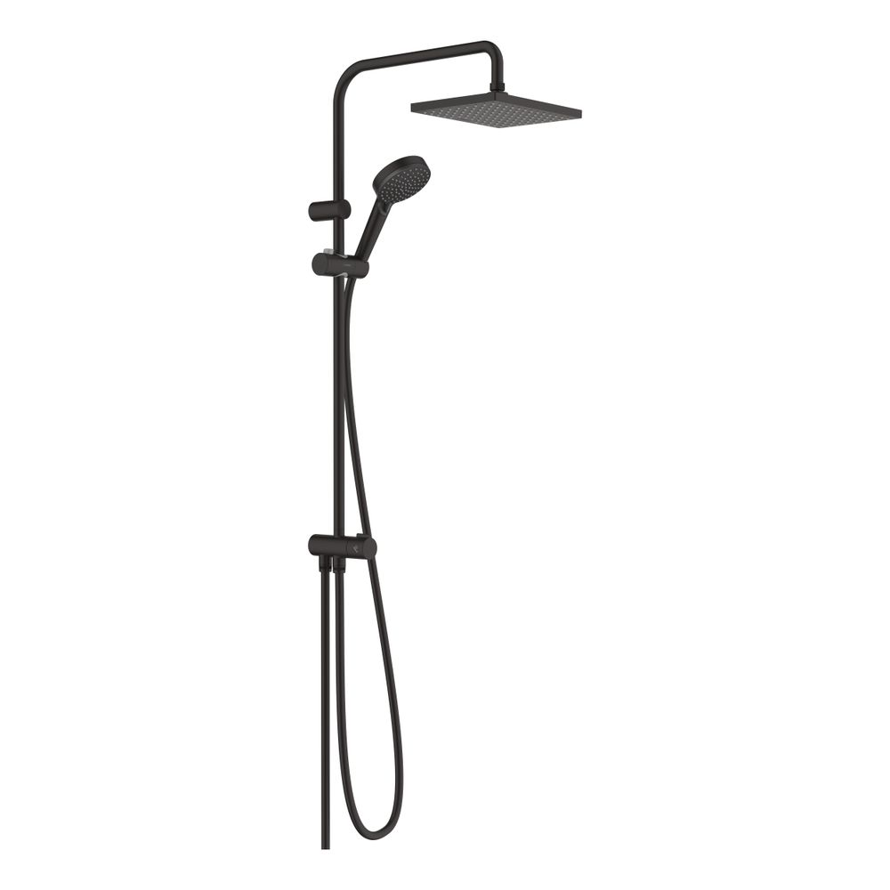 hansgrohe Vernis Shape Showerpipe 230mm 1jet 6,8l/min EcoSmart Reno, Mattschwarz... HANSGROHE-26289670 4059625339008 (Abb. 2)