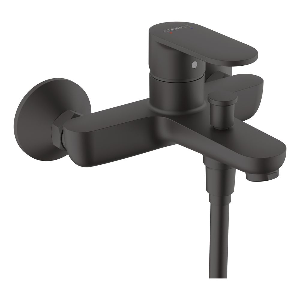 hansgrohe Vernis Blend Einhebel-Wannenmischer Aufputz 22,5l/min, Mattschwarz... HANSGROHE-71440670 4059625326428 (Abb. 1)