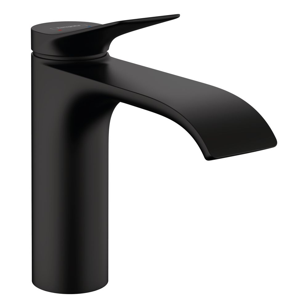 hansgrohe Vivenis Einhebel-Waschtischmischer 110mm 5l/min ohne Garnitur, Mattschwar... HANSGROHE-75022670 4059625334829 (Abb. 1)