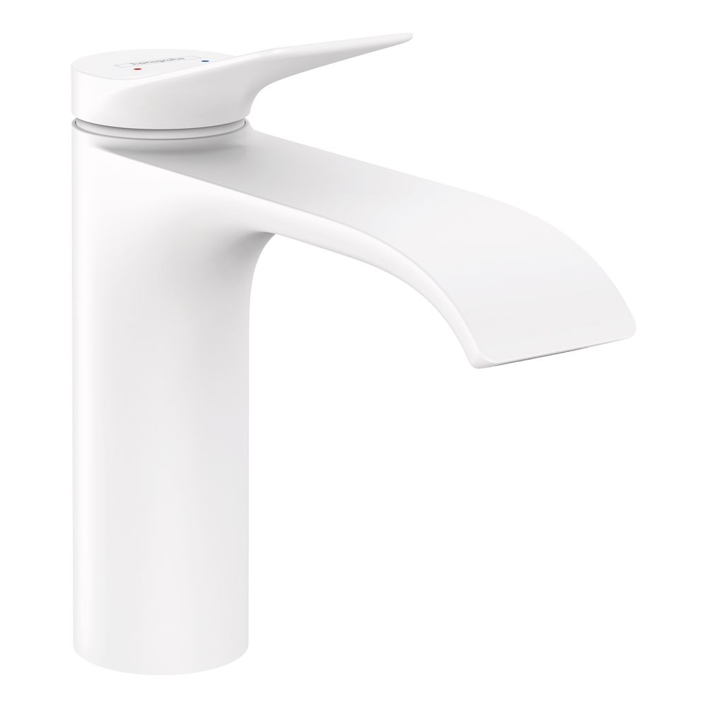 hansgrohe Vivenis Einhebel-Waschtischmischer 110mm 5l/min Mattweiß mit Zugstangen-G... HANSGROHE-75020700 4059625334904 (Abb. 1)