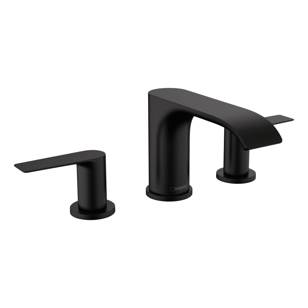 hansgrohe Vivenis 3-Loch Waschtischarmatur 90mm 5l/min Mattschwarz mit Zugstangen-G... HANSGROHE-75033670 4059625337387 (Abb. 1)