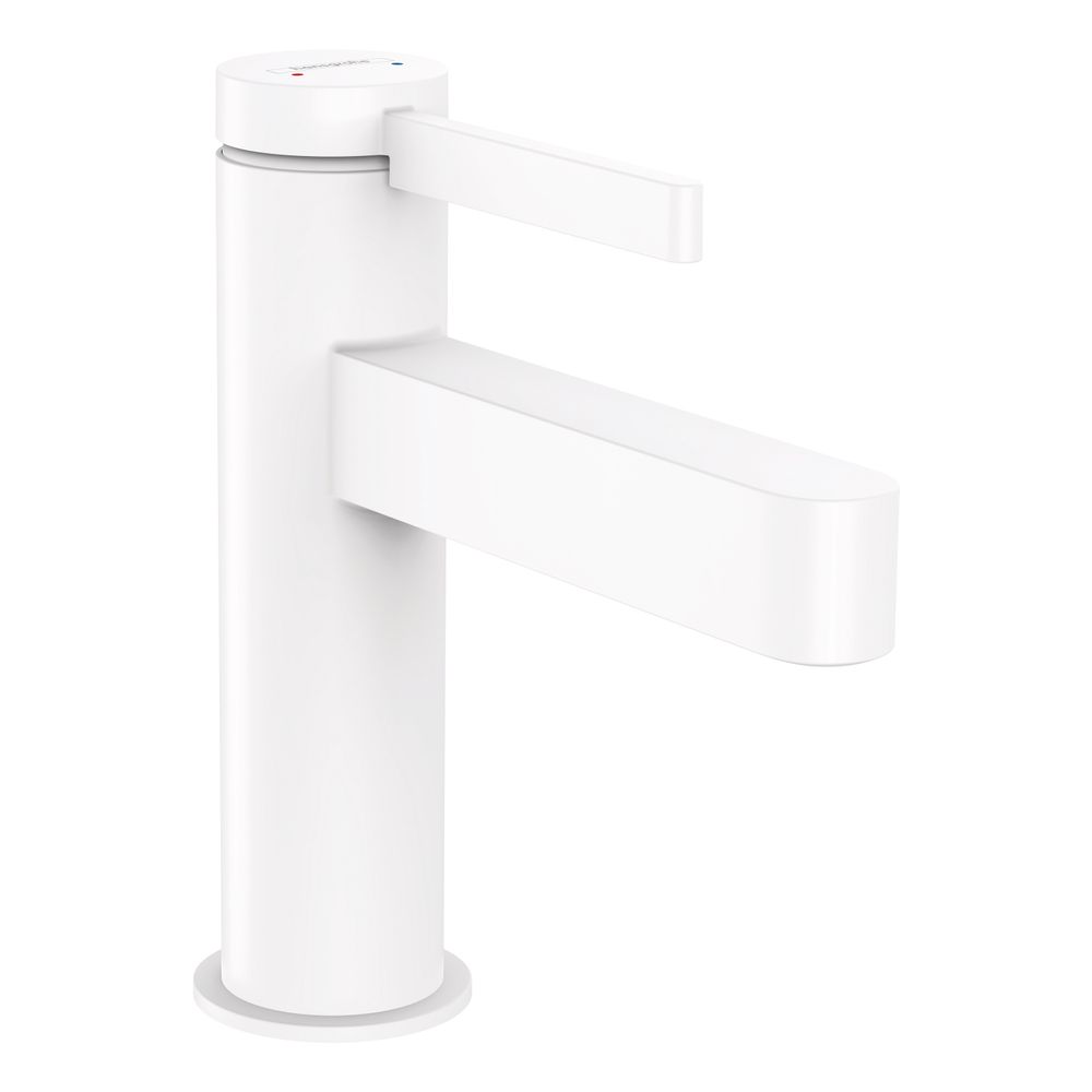 hansgrohe Finoris Waschtischmischer 100mm 5l/min mit Push-Open Garnitur, Mattweiß... HANSGROHE-76010700 4059625334447 (Abb. 1)