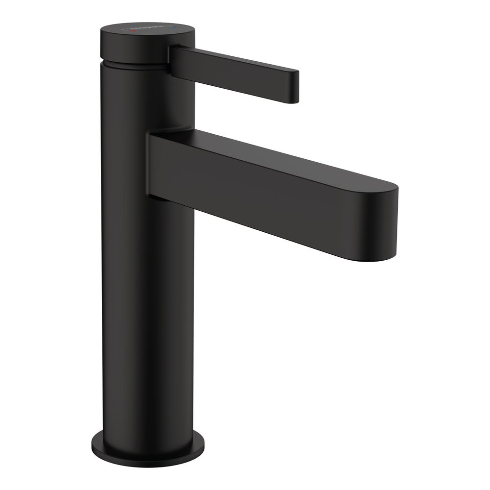 hansgrohe Finoris Waschtischmischer 110mm 5l/min mit Zugstangen-Garnitur, Mattschwa... HANSGROHE-76020670 4059625334423 (Abb. 1)